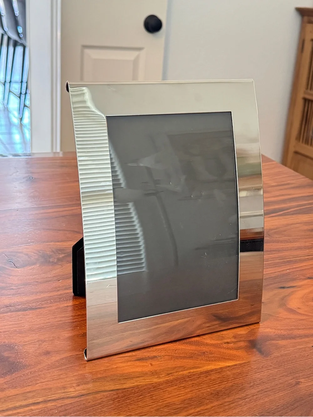 MCM Curved Photo-frame, Polished Stainless Steel